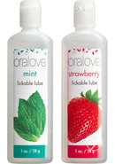 Oralove Delicious Duo Lickable Strawberry And Mint...